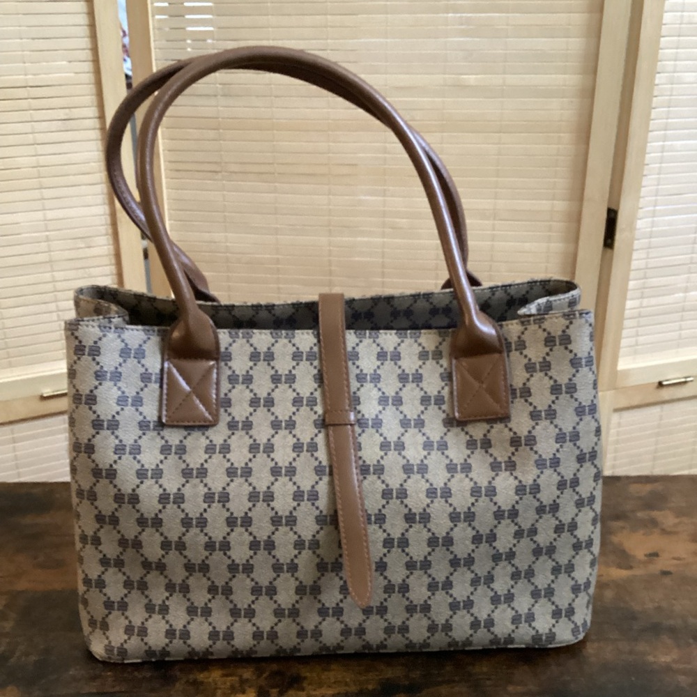 Balenciaga PVC Monogram Tote Bag